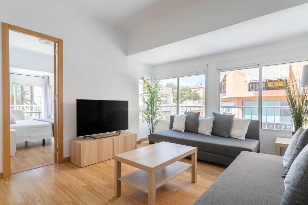 Encantador Apartamento De 3 Habitaciones Con Balcon Alicante Buitenkant foto